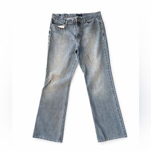 J.Crew Women’s Size 12 Medium Wash Straight Leg Jeans 100% Cotton Classic Denim